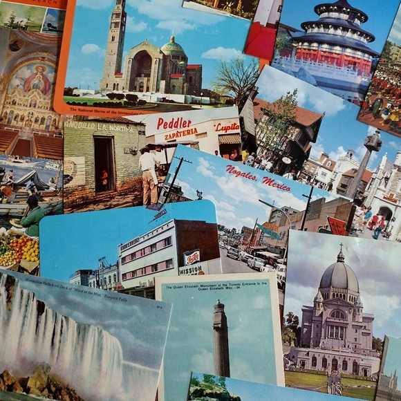 Postcards Lot/40 Random Assortment - Picture 8 of 12